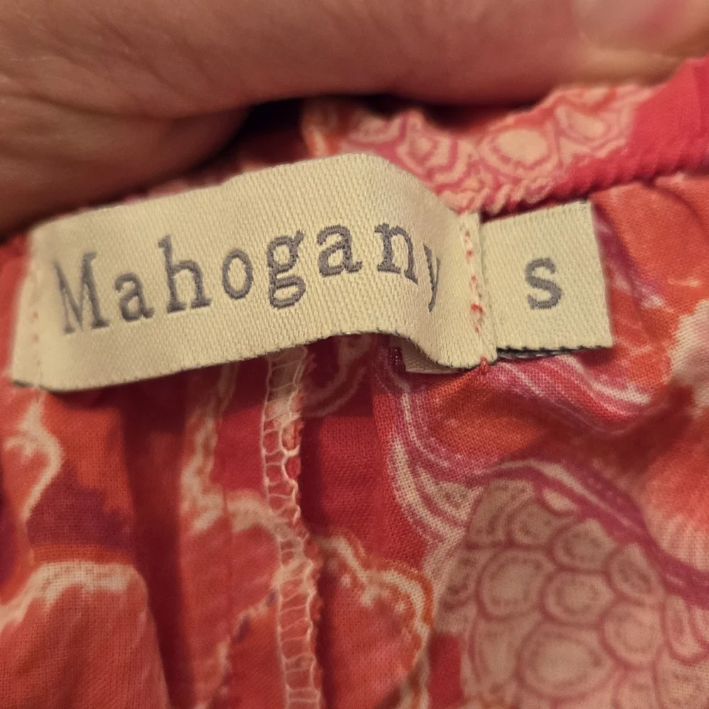 Mahogany Gina Quilted Cotton Floral Kimono Short Robe And PJ Bottoms